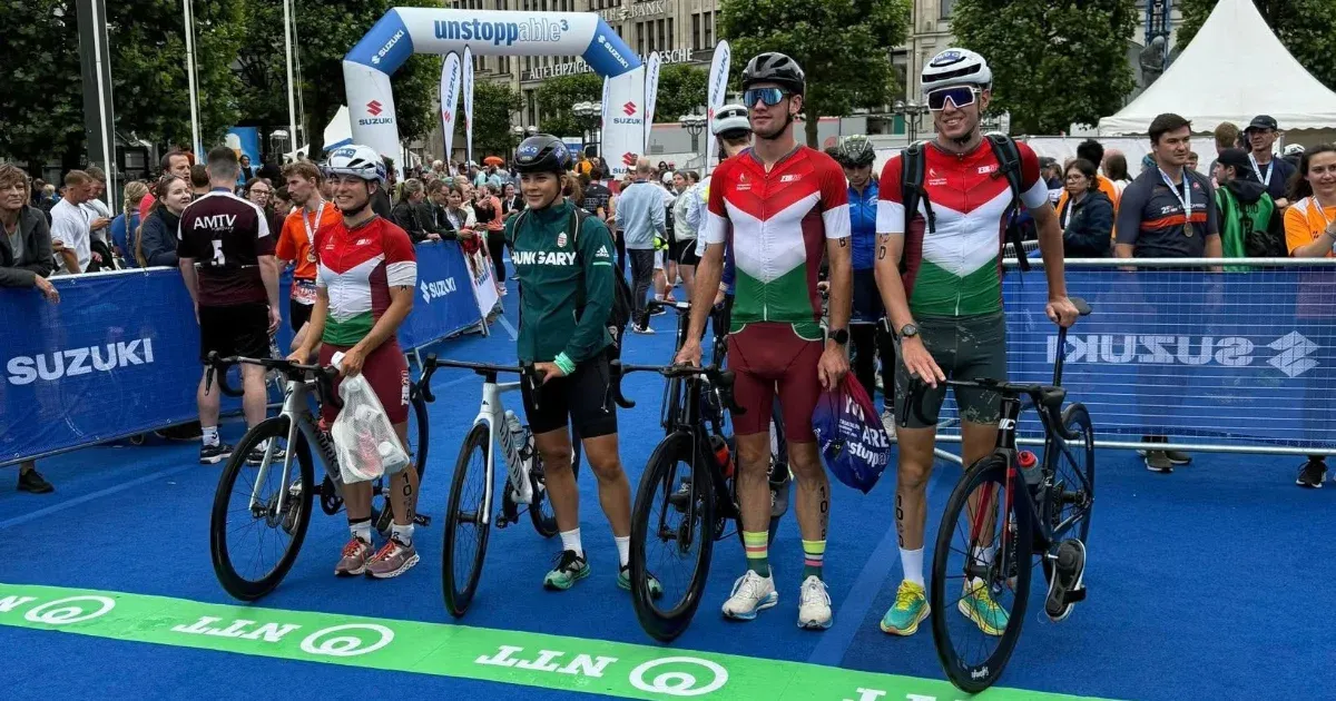 A magyar vegyes váltó a hamburgi triatlon-világbajnokságon a hatodik pozíciót szerezte meg.