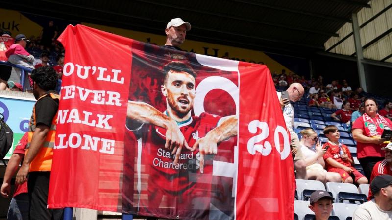 Könnyekkel teli pillanatok: A Liverpool mérkőzése előtt Jotára emlékeztek | Rangadó